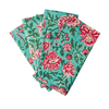 Ishika Green Pink Floral (Set of 4)