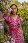 Lumira Hand Block Printed Cotton Dress