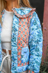 Amaira Coral Quilted Jacket