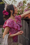 Lumira Hand Block Printed Cotton Dress