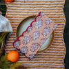 Mehreen Buta Block Print Scallop Napkins