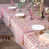 Polly Block Printed Tablecloth 170x240cm