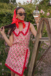 Goa Rose Block Printed Shirt & Shorts Set