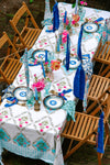 Topaz Zita Blooming Tablecloth & Napkins Set 180x300cm