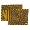 Merida Reversible Block Printed Cotton Placemat Set (Set of 2)