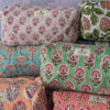 Peachy Bouquet Quilted Washbag
