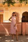Bani Midi Dress in Morganite