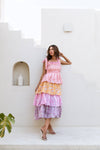 Seraphina Sorbet Tiered Dress