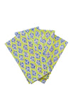 Lyla Lime Blue Flower Napkins