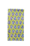 Lyla Lime Blue Flower Napkins