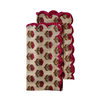 Mughal Block Print Scallop Napkins