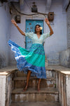 Noor Maxi Dress in Chrysocolla
