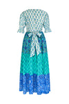 Noor Maxi Dress in Chrysocolla