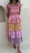 Seraphina Sorbet Tiered Dress