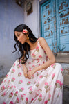 Avaani Maxi Dress in Pearl