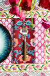 Maroon Botanics Napkins