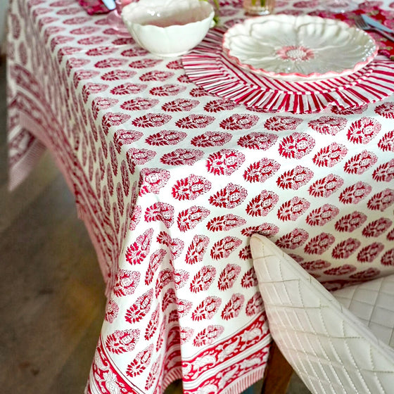 Suhani Rose Clusters Tablecloth 180x340cm