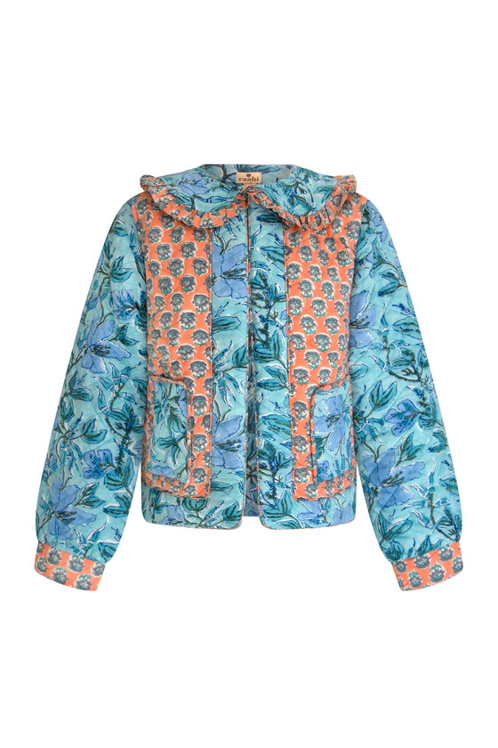 Amaira Coral Quilted Jacket