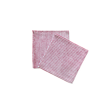  Maharani Pink Striped Coaster Set of Two