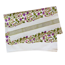  Purple Waterlily Table Runner Mat