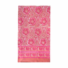 Seafoam Coral Hand Block Printed Tablecloth