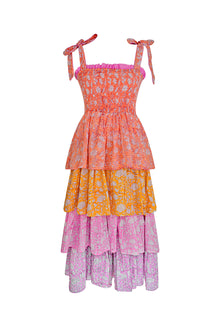  Seraphina Sorbet Tiered Dress