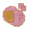 Soraya Hand Block Print Reversible Placemat Set