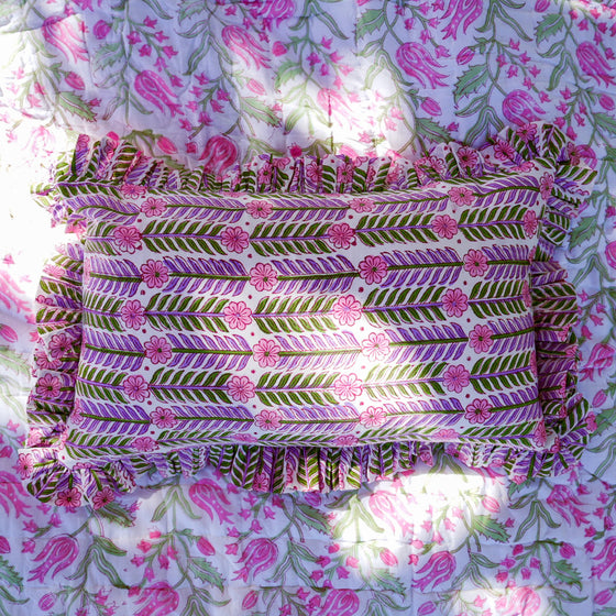 Tiyanna Lilac Trail Throw Cushion Cover