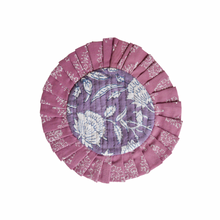  Purple Rain Pleated Coaster Set