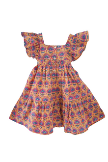  Nahla Hand Block Printed Girl's Dress