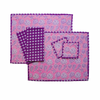 Shell Summer Block Print Reversible Placemat Set of 2