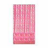 Peggy Pink Striped Hand Block Printed Tablecloth