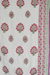 Ava Rosewater Bouquet Reversible Cotton Quilt