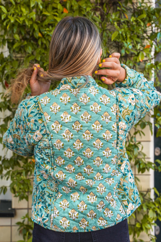Jasmine Garden Quilted Jacket