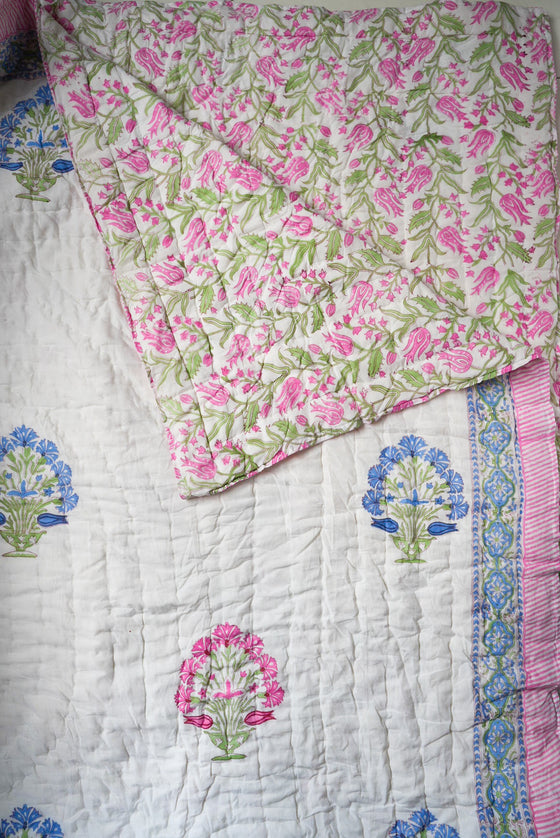 Mahi Johari Reversible Cotton Quilt