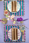Samira Reversible Block Printed Cotton Placemat Set (Set of 2)