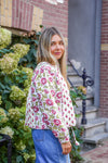Mohani Quilted Block Print Jacket