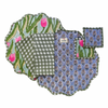 Rihane Hand Block Print Reversible Placemat Set