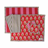 Ayanna Reversible Block Printed Cotton Placemat Set (Set of 2)
