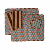 Samira Reversible Block Printed Cotton Placemat Set (Set of 2)