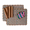 Samira Reversible Block Printed Cotton Placemat Set (Set of 2)