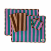 Samira Reversible Block Printed Cotton Placemat Set (Set of 2)