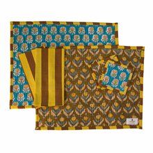  Merida Reversible Block Printed Cotton Placemat Set (Set of 2)