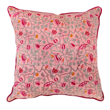  Myra Waterlily Hand Block Printed Cushion Cover 50x50cm