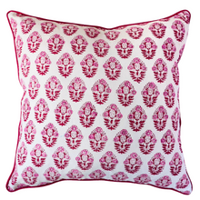 Ria Boota Raspberry Hand Block Printed Cushion Cover 50x50cm