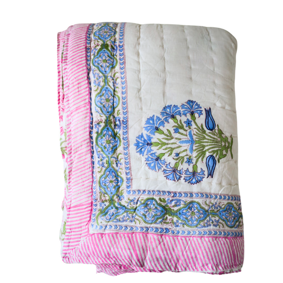 Mahi Johari Reversible Cotton Quilt