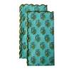 Baby Blue Forget-Me-Nots Scallop Napkins (Set of 2)