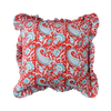 Red Ambh Paisley Cushion Cover