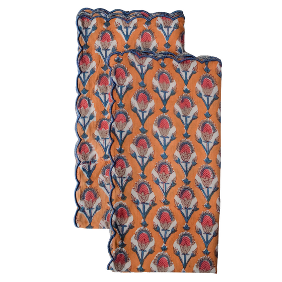 Sunset Scallop Napkins (Set of 2)