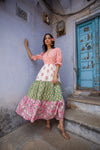 Noor Maxi Dress in Peridot Rose
